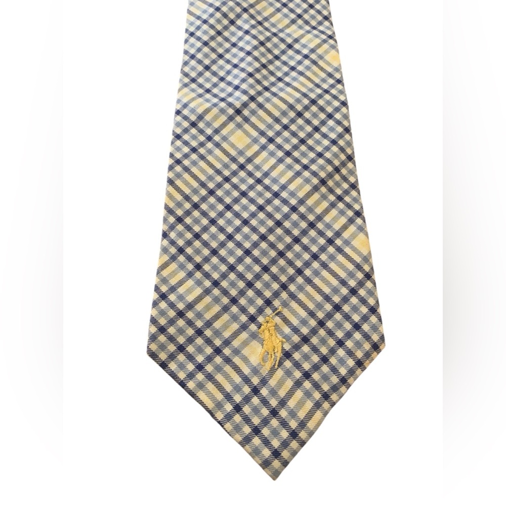 Polo by Ralph Lauren plaid cotton tie